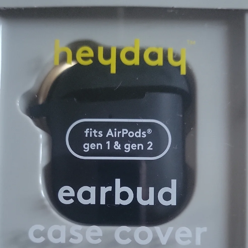 Heyday Black Earbud Case for AirPods